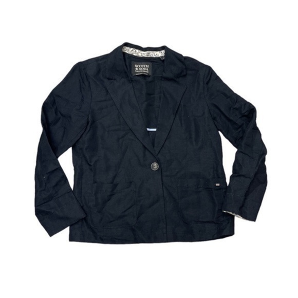 Scotch & Soda Black Blazer - Picture 1 of 3